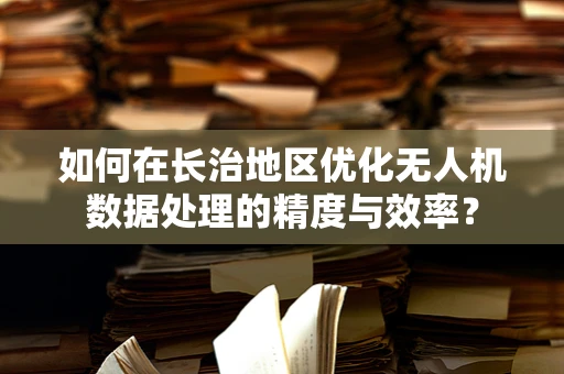 如何在长治地区优化无人机数据处理的精度与效率？