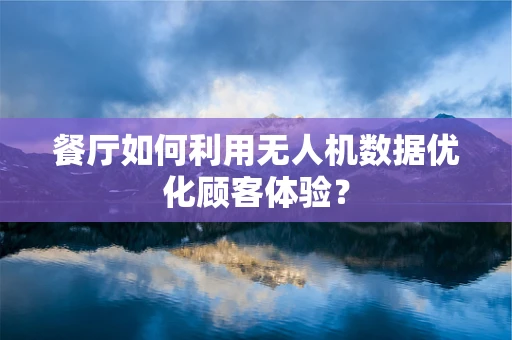 餐厅如何利用无人机数据优化顾客体验？