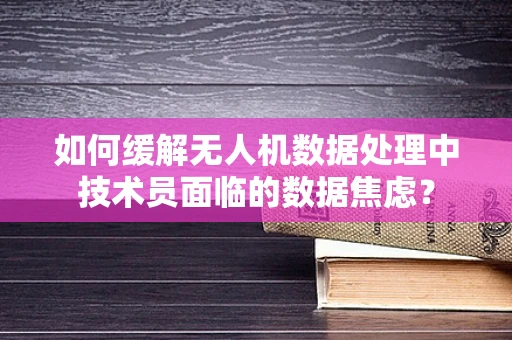 如何缓解无人机数据处理中技术员面临的数据焦虑？