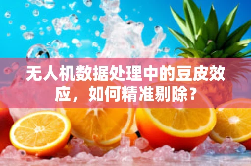 无人机数据处理中的豆皮效应，如何精准剔除？