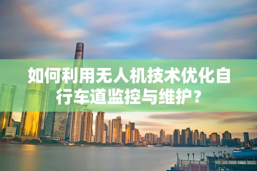 如何利用无人机技术优化自行车道监控与维护？